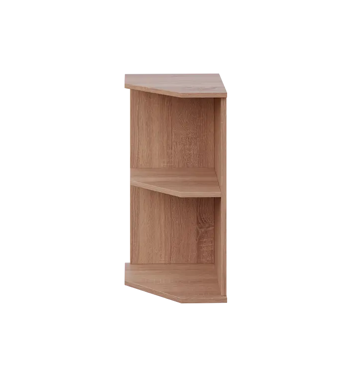 LZ 2 - 3 kancelářská skříň, rohová, levá, 750x360x450, dub bardolino